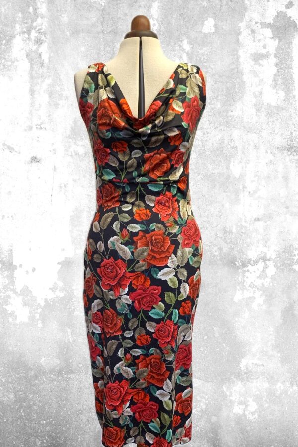 Robe BUONASERA Rose rouge XL – Image 5