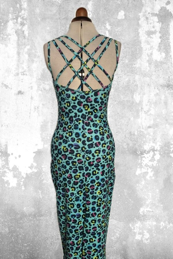 Robe GRAFICO Léo vert M – Image 2
