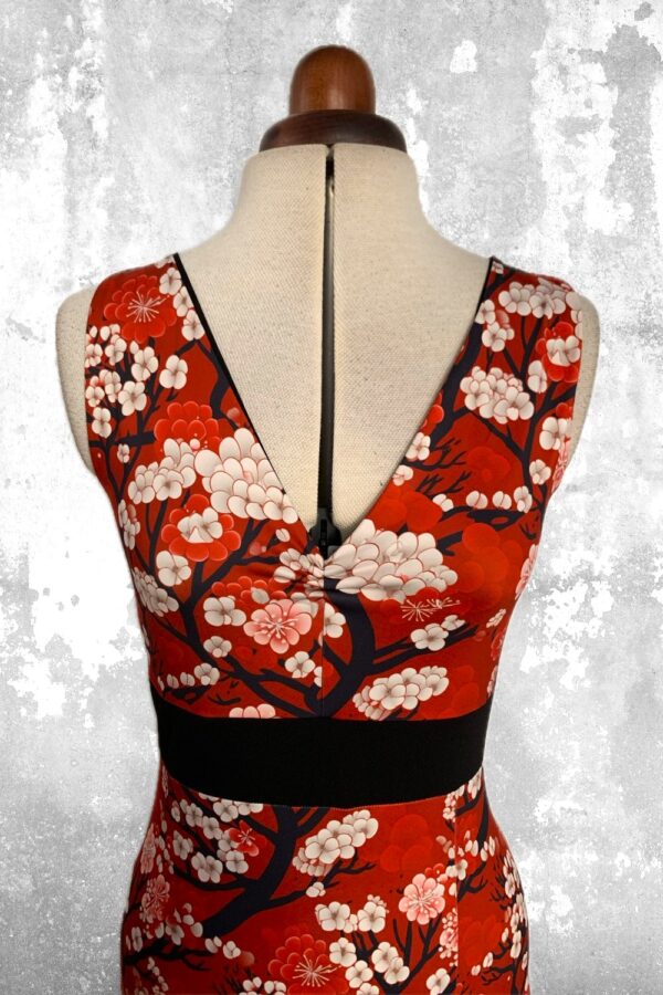 Robe REDONDO V EVASEE Sakura rouge M – Image 6