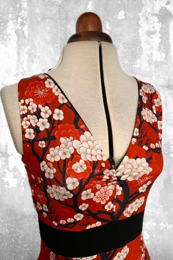 Robe REDONDO V EVASEE Sakura rouge M – Image 5
