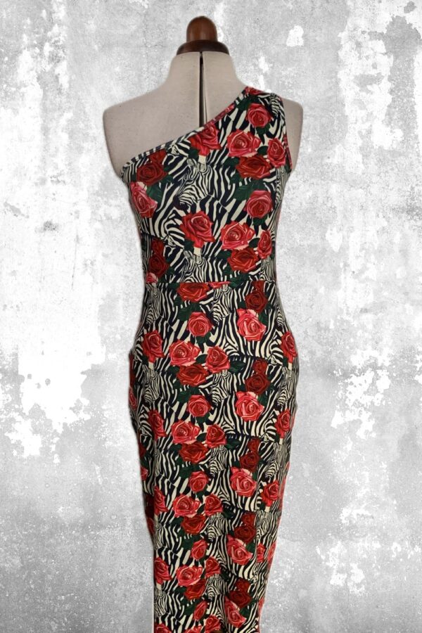 Robe MIRADA LIENS Zèbre roses XL – Image 6