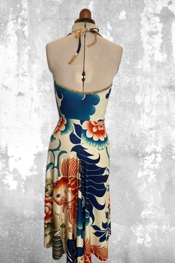 Robe Robe MARYLINE EVASEE Aqua tu rêves S – Image 2