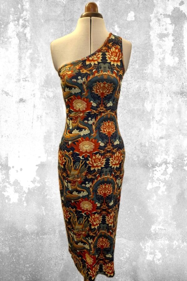 Robe MIRADA LIENS Dragon orange S – Image 6