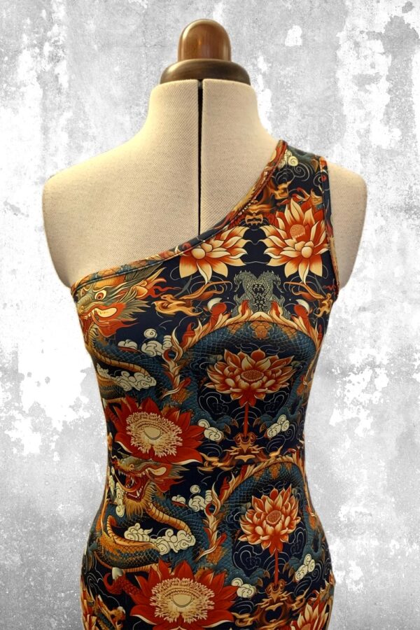Robe MIRADA LIENS Dragon orange S – Image 5