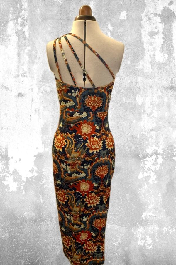 Robe MIRADA LIENS Dragon orange S – Image 2
