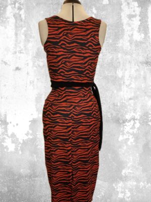 Jupe CIELO Zebre rouge L